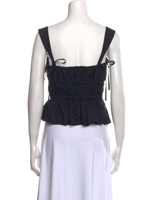 Ulla Johnson Square Neckline Sleeveless Crop Top