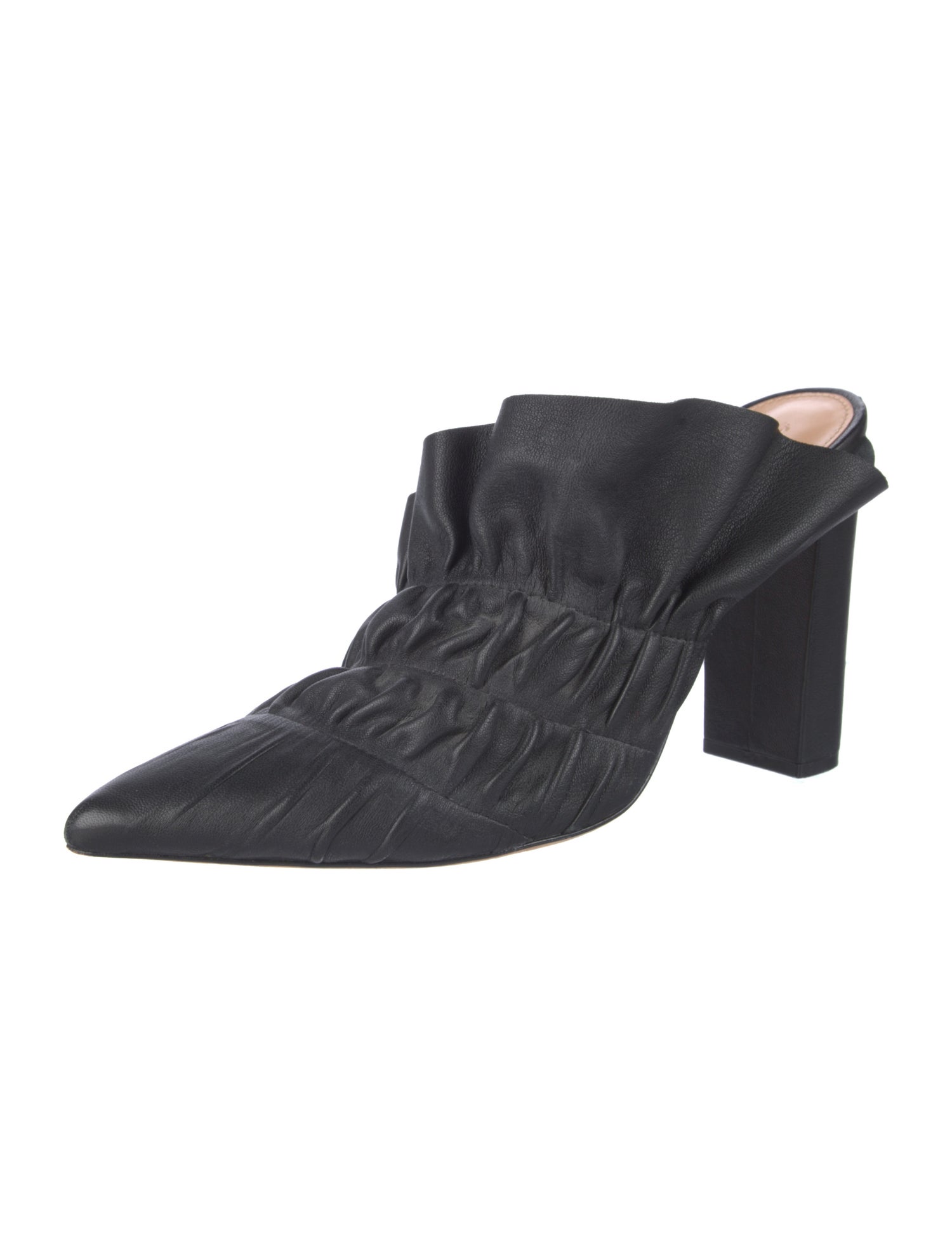 Ulla Johnson Leather Printed Mules