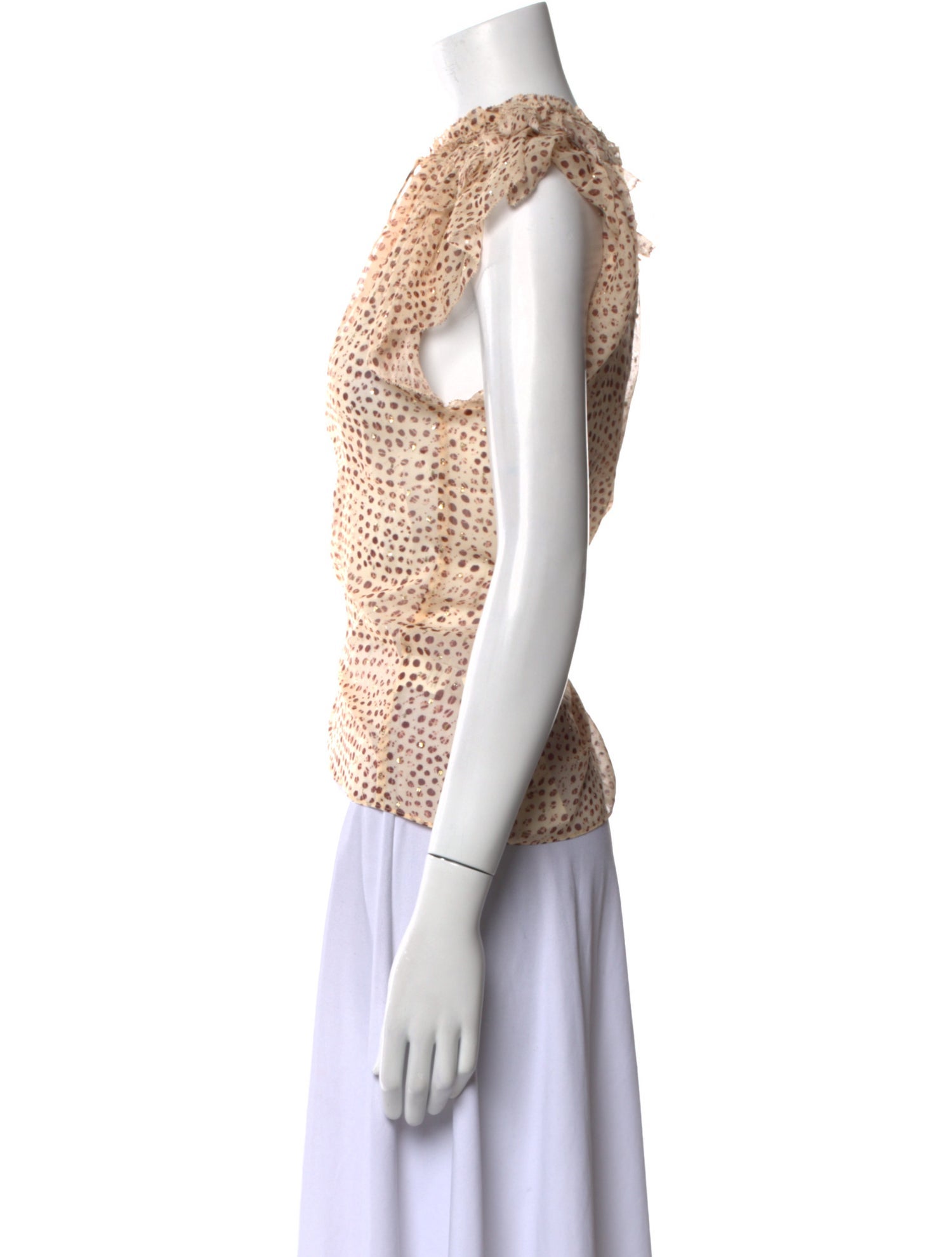 Ulla Johnson Silk Printed Blouse w/ Tags