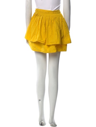 Ulla Johnson Embroidered Accent Mini Skirt