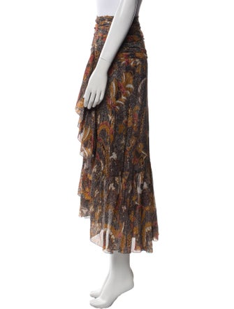 Ulla Johnson Printed Midi Length Skirt