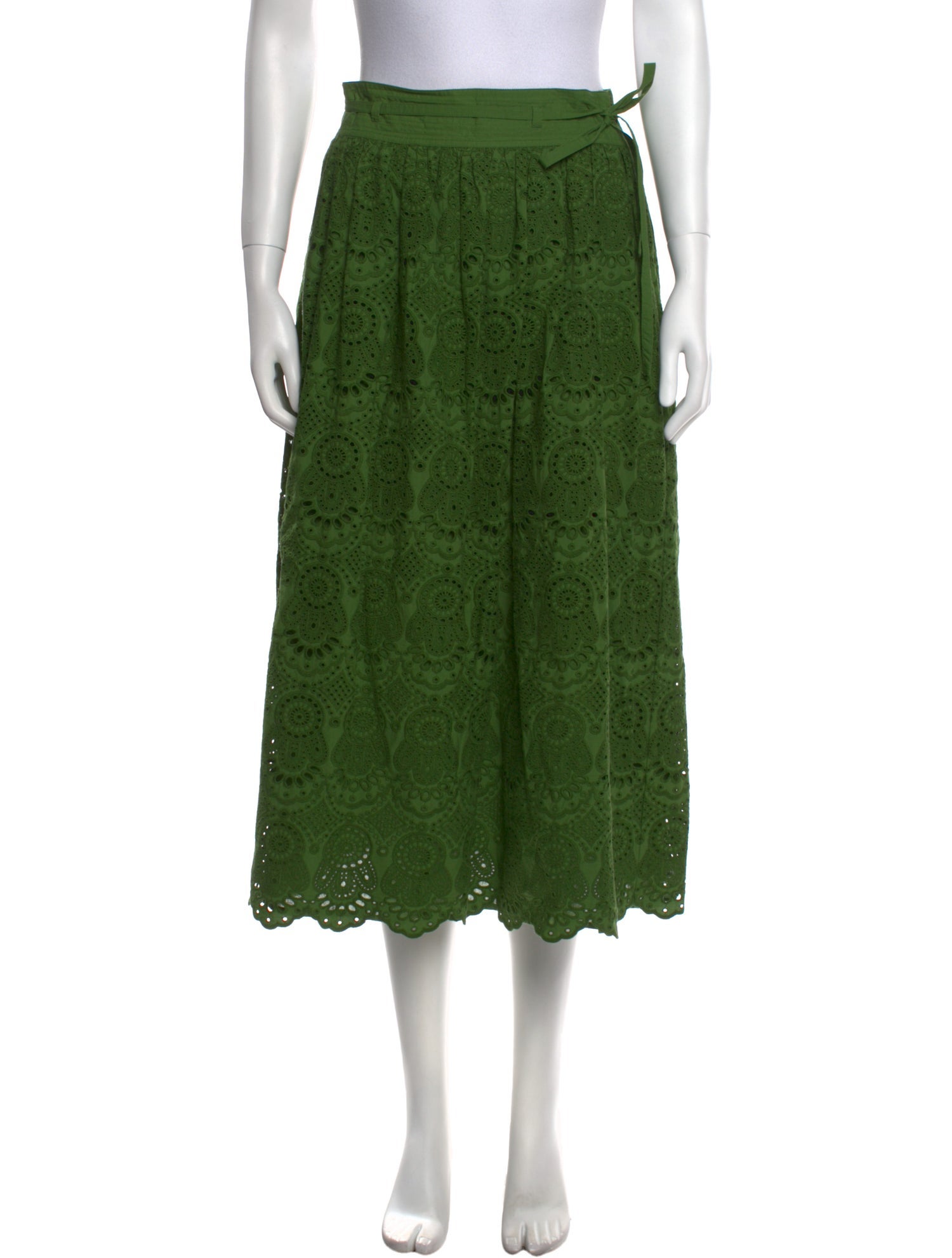 Ulla Johnson Lace Pattern Midi Length Skirt