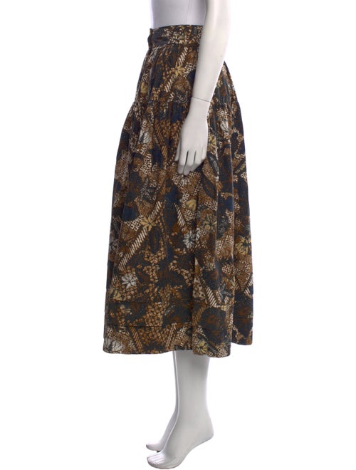 Ulla Johnson Printed Midi Length Skirt