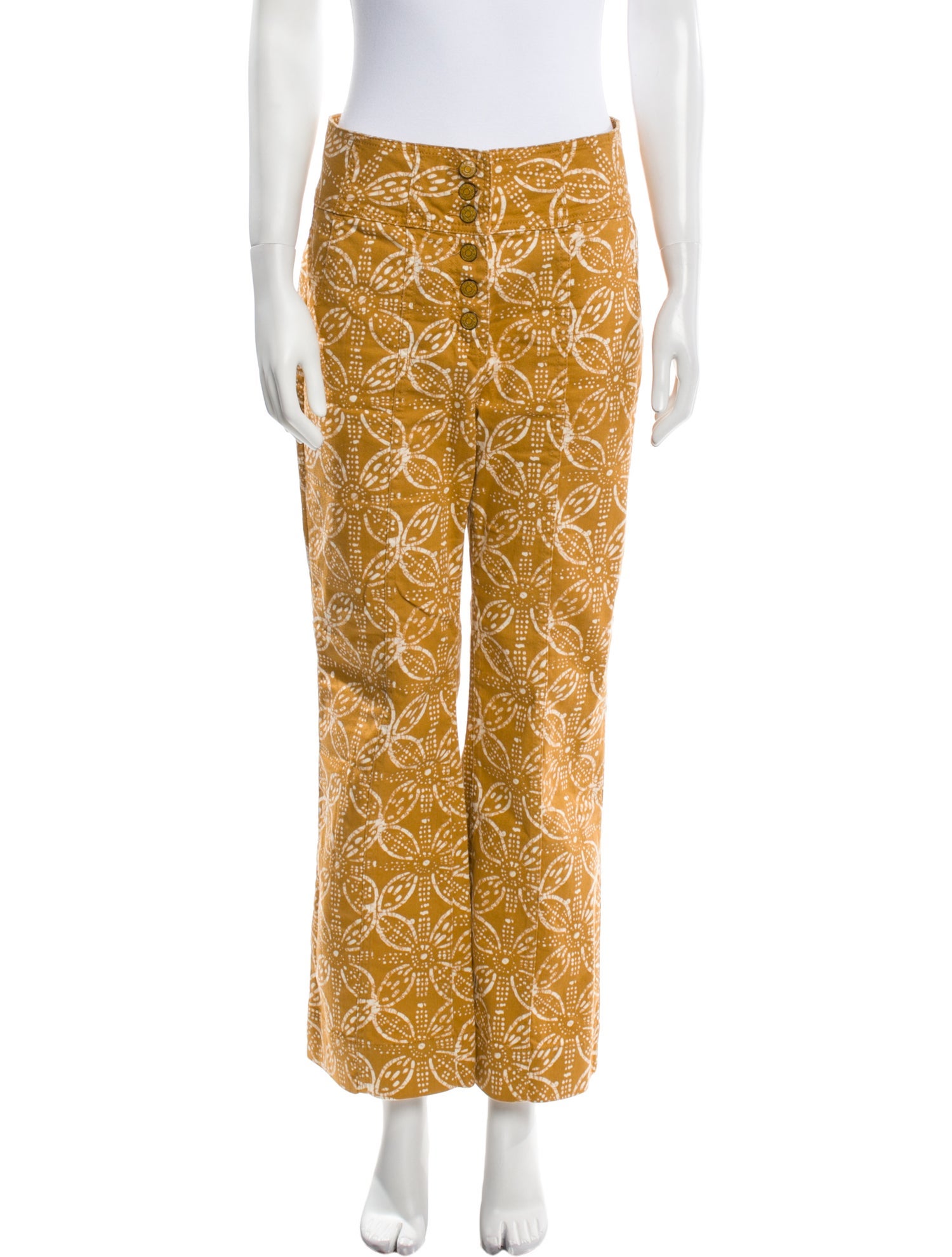 Ulla Johnson Floral Print Wide Leg Pants