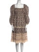 Ulla Johnson Paisley Print Knee-Length Dress