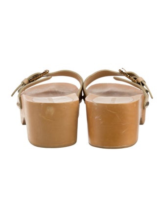 Ulla Johnson Leather Studded Accents Slides