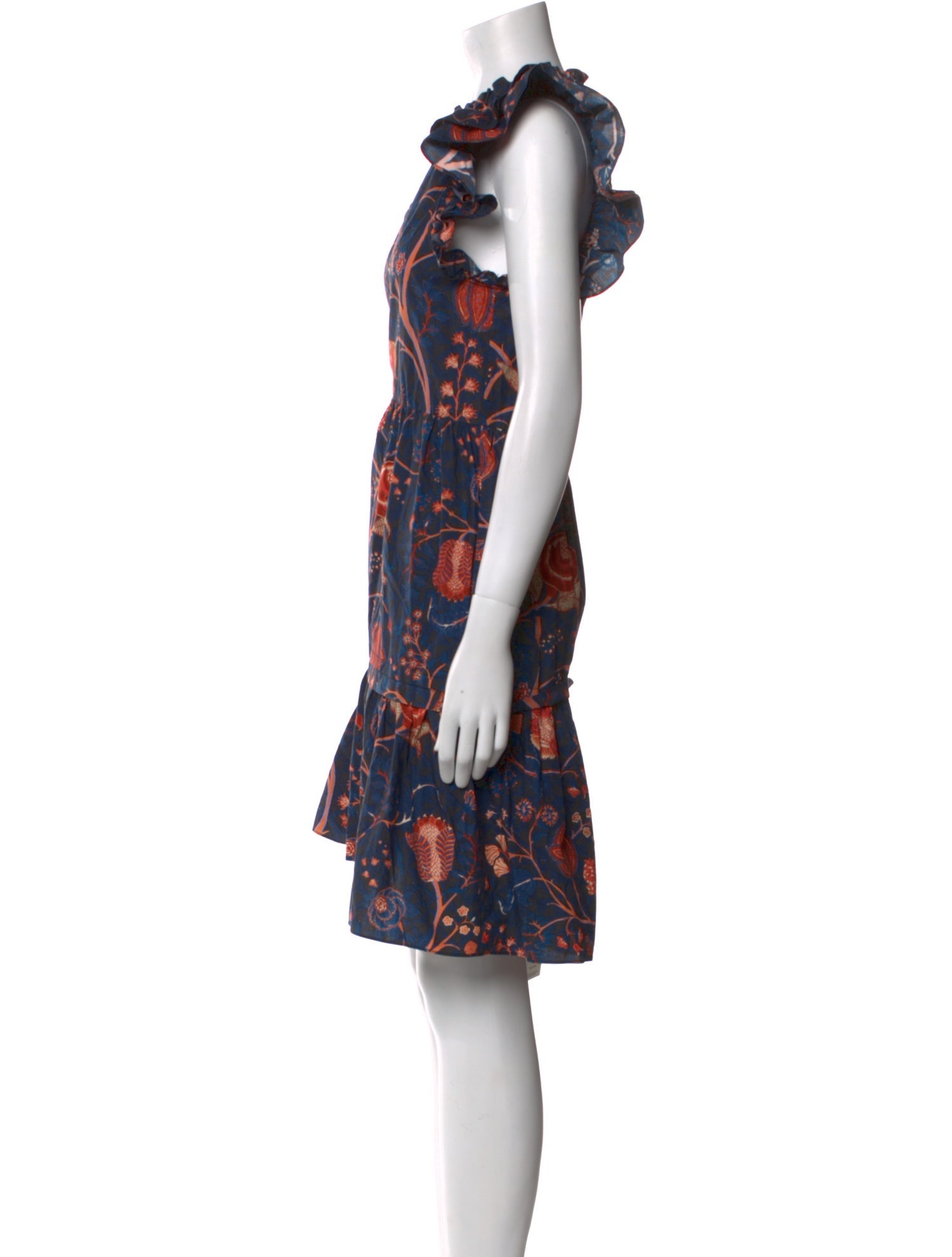 Ulla Johnson Floral Print Knee-Length Dress