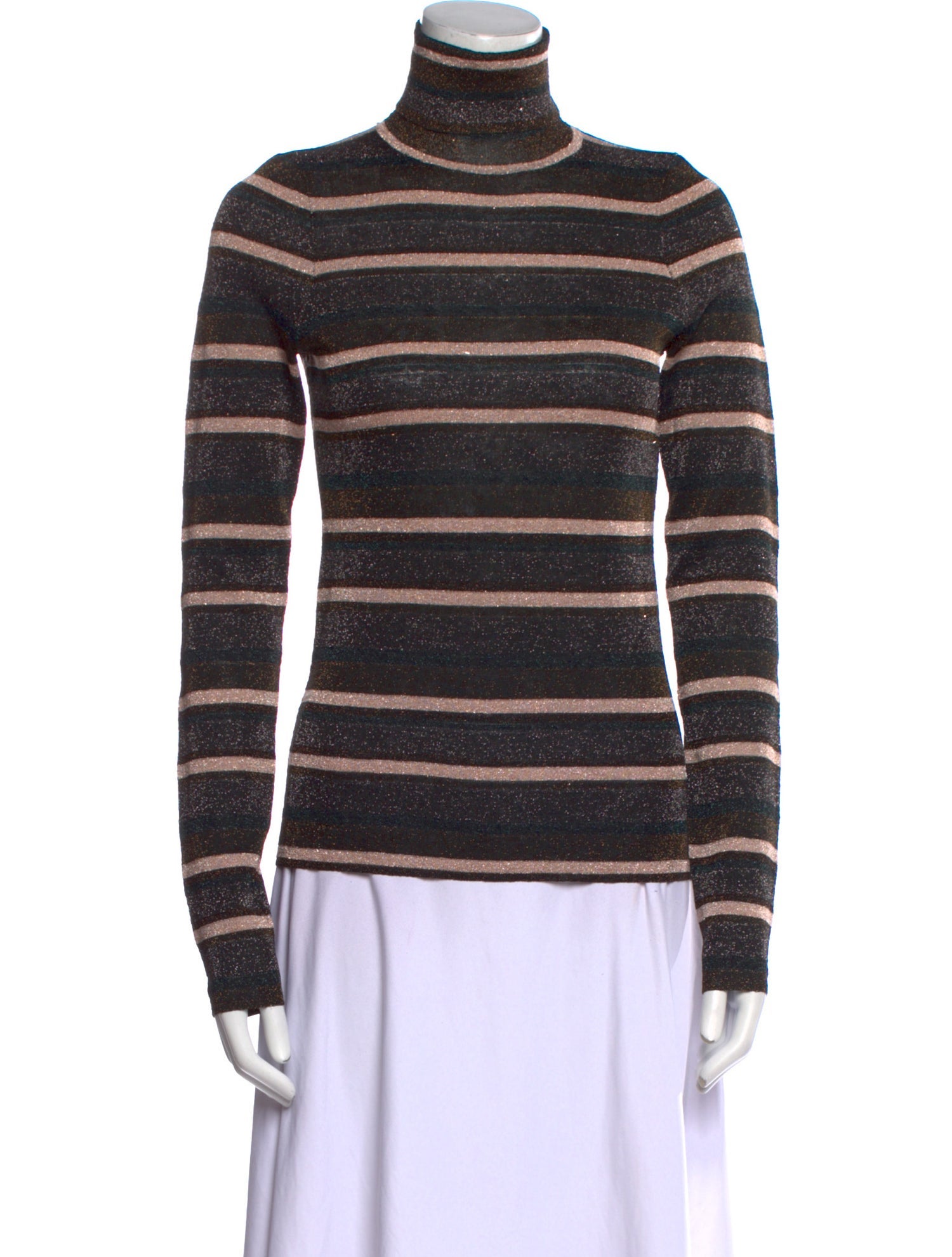 Ulla Johnson Striped Turtleneck Sweatshirt