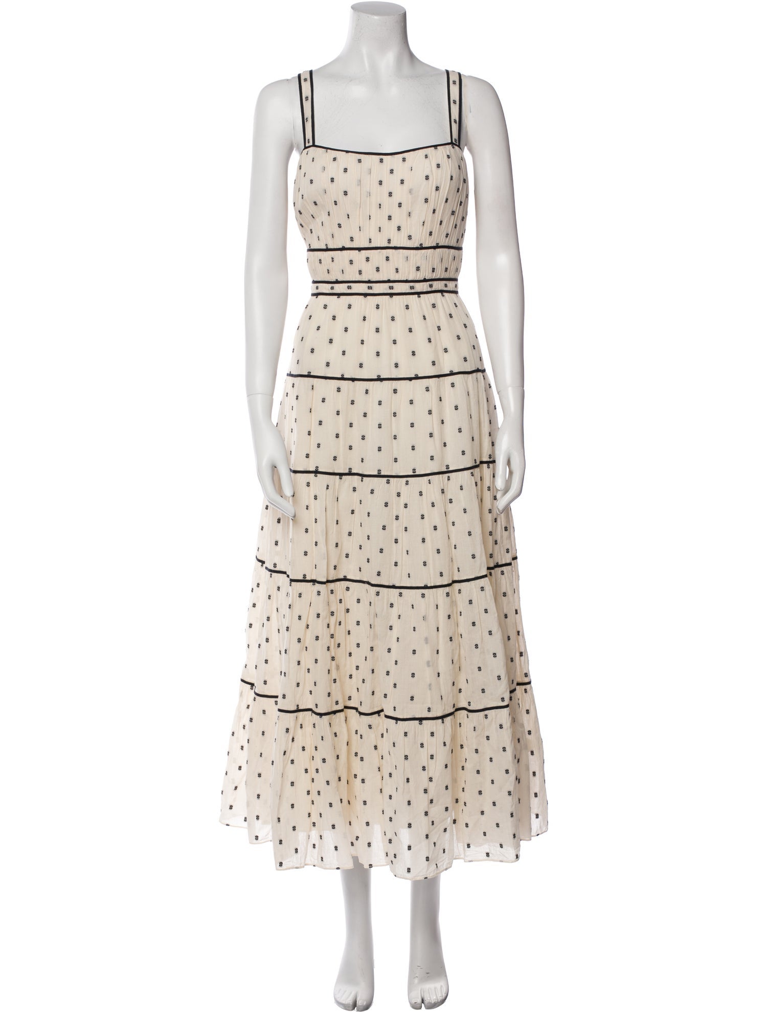 Ulla Johnson Polka Dot Print Long Dress w/ Tags