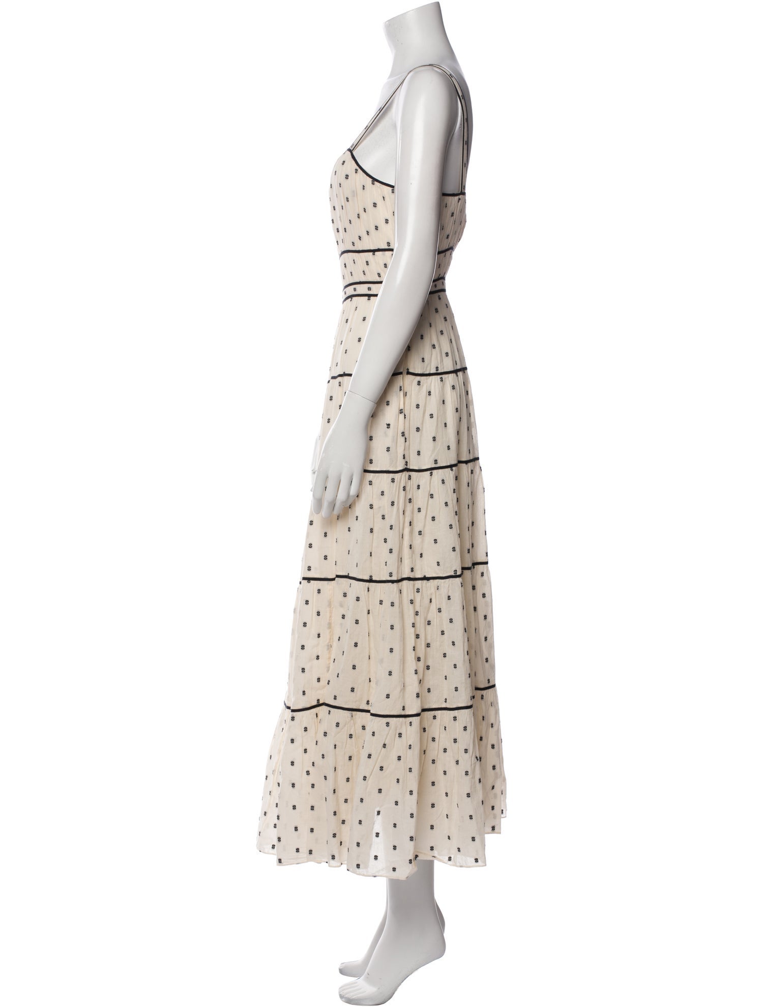 Ulla Johnson Polka Dot Print Long Dress w/ Tags