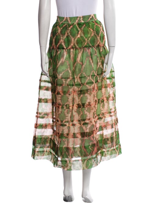 Ulla Johnson Silk Midi Length Skirt