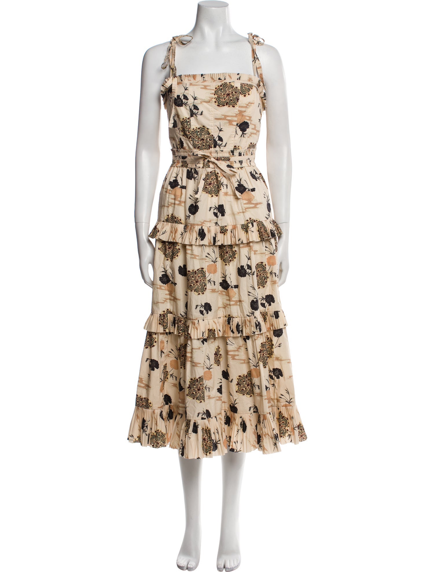 Ulla Johnson Floral Print Long Dress