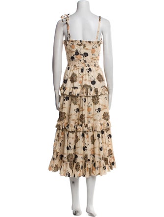 Ulla Johnson Floral Print Long Dress
