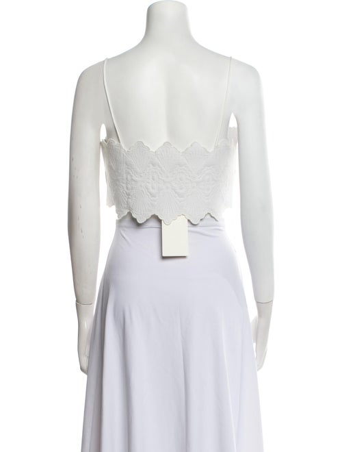 Ulla Johnson Square Neckline Sleeveless Crop Top