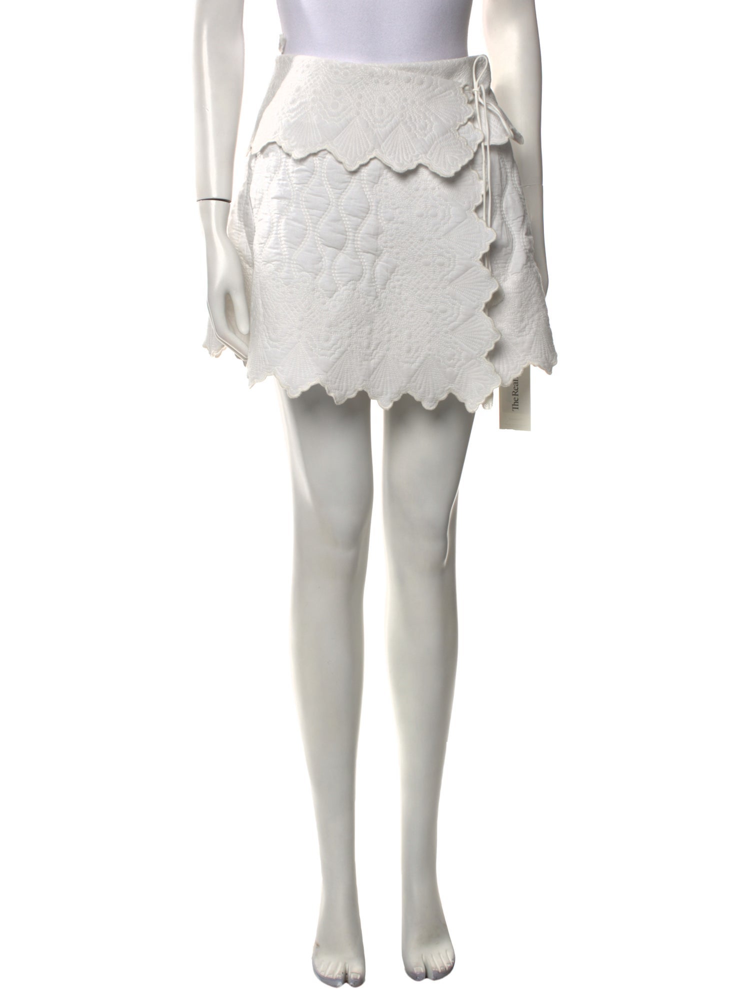 Ulla Johnson Embroidered Accent Mini Skirt