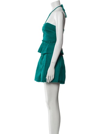 Ulla Johnson Striped Ruffle Embellishment Short Set