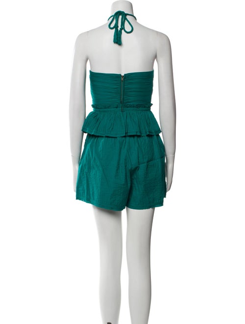 Ulla Johnson Striped Ruffle Embellishment Short Set