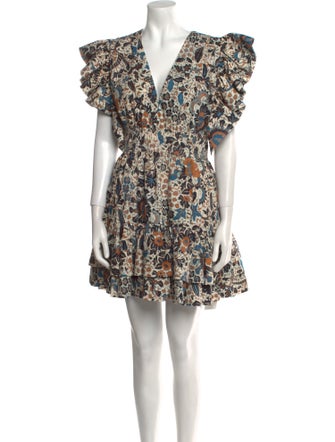 Ulla Johnson Floral Print Mini Dress