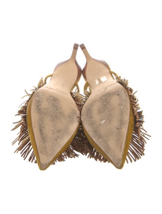 Ulla Johnson Suede Slingback Pumps