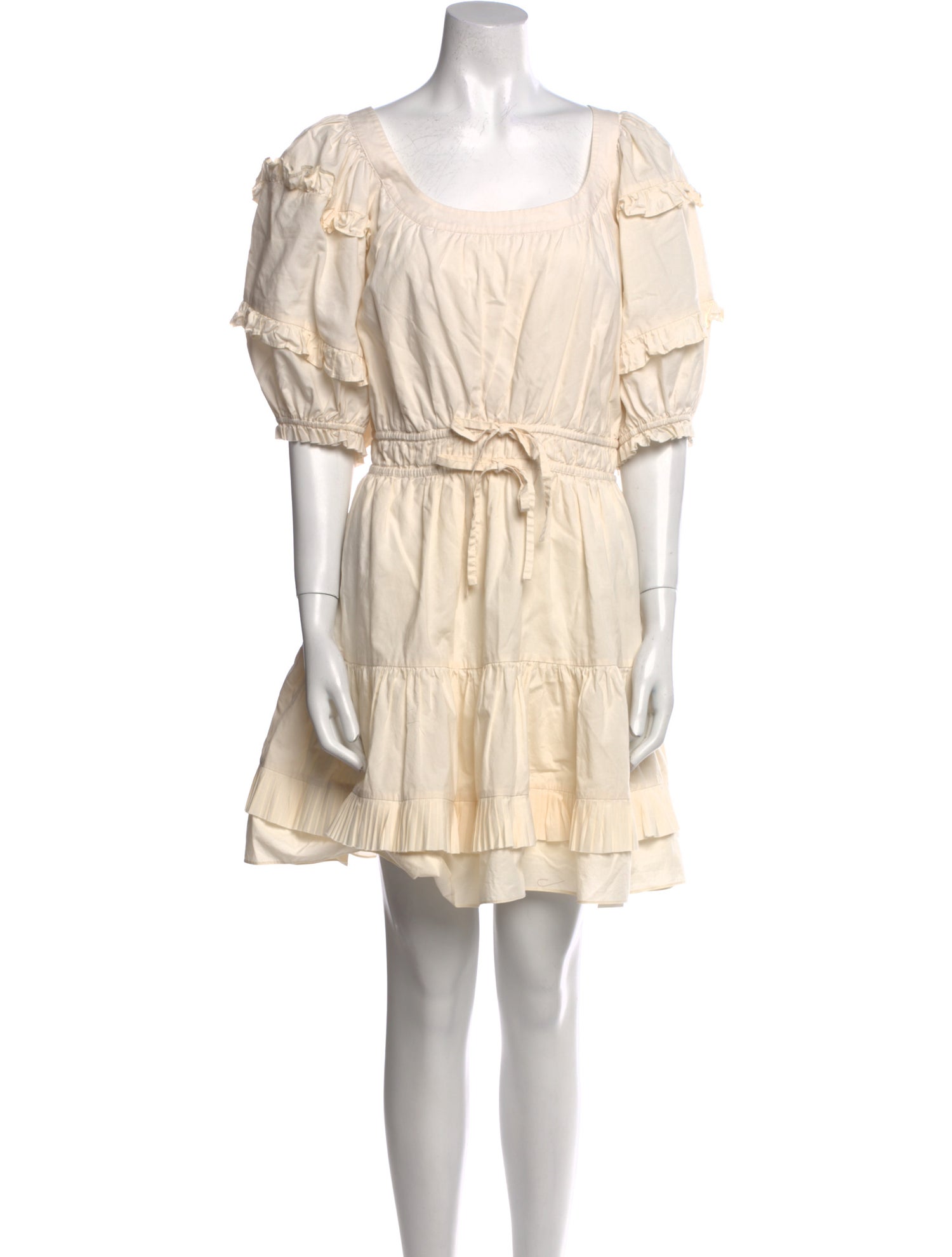 Ulla Johnson Scoop Neck Mini Dress