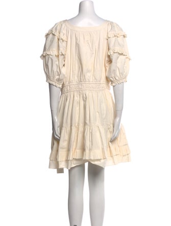 Ulla Johnson Scoop Neck Mini Dress