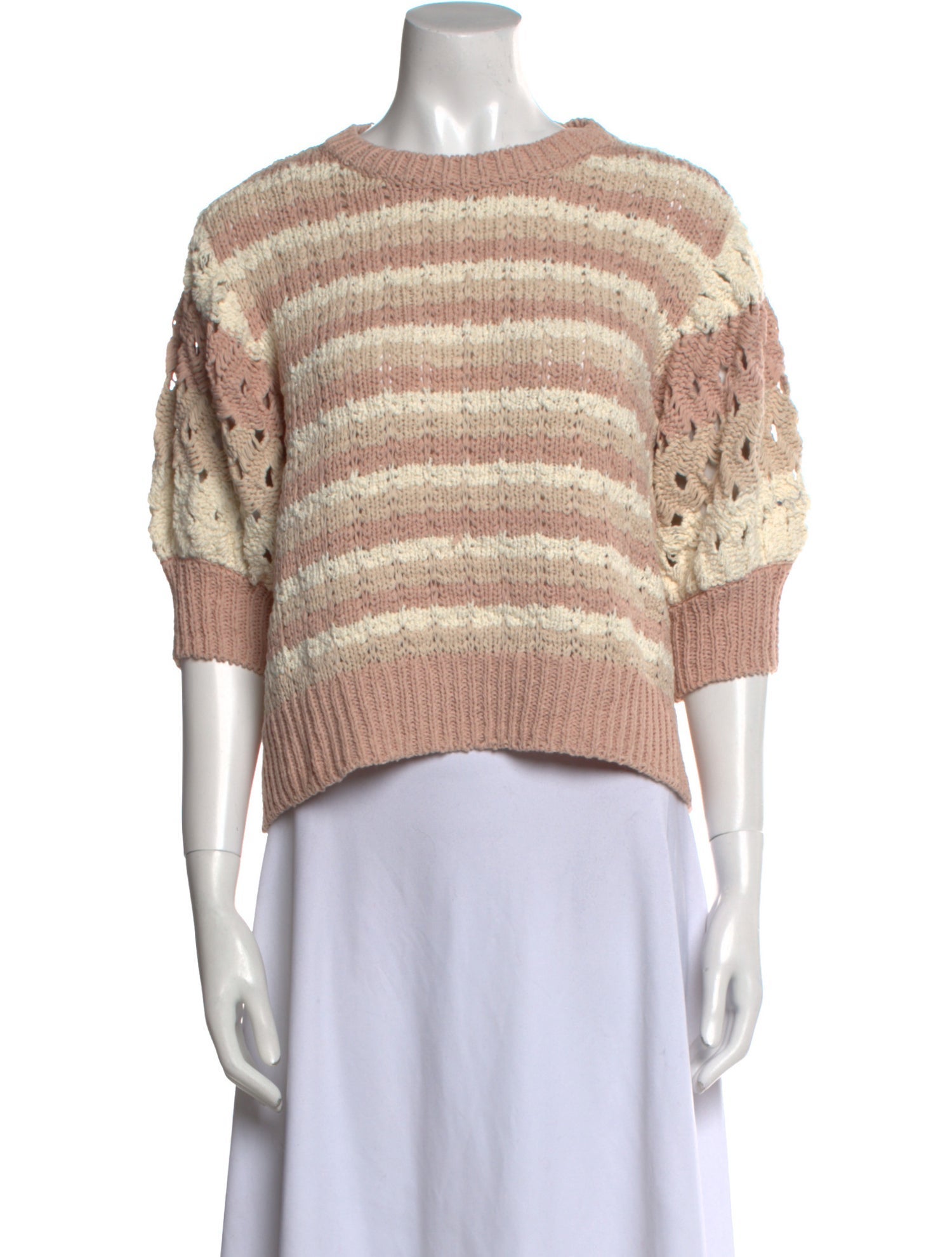 Ulla Johnson Striped Crew Neck Sweater w/ Tags