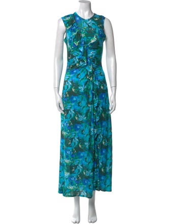 Ulla Johnson Floral Print Long Dress