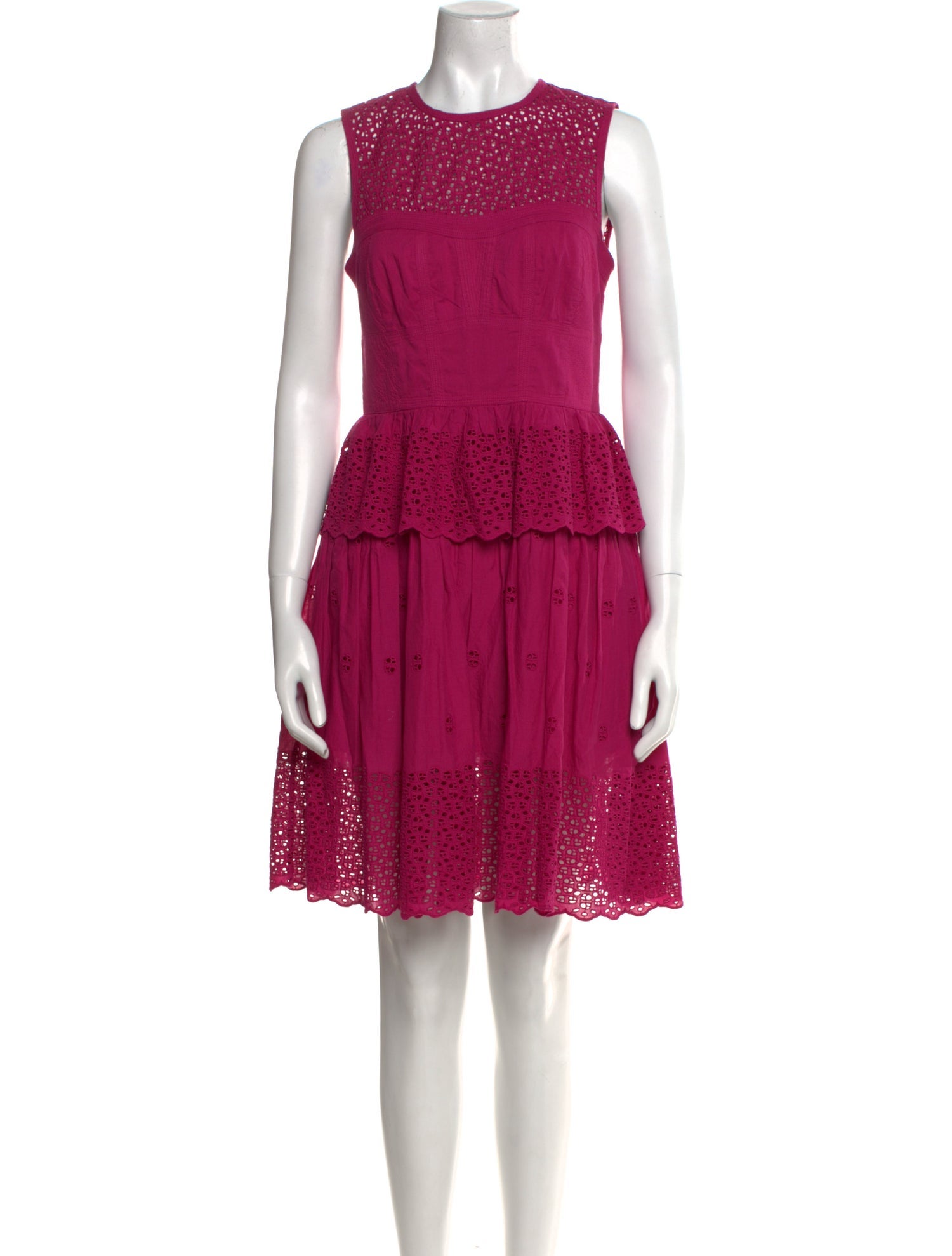 Ulla Johnson Crew Neck Mini Dress