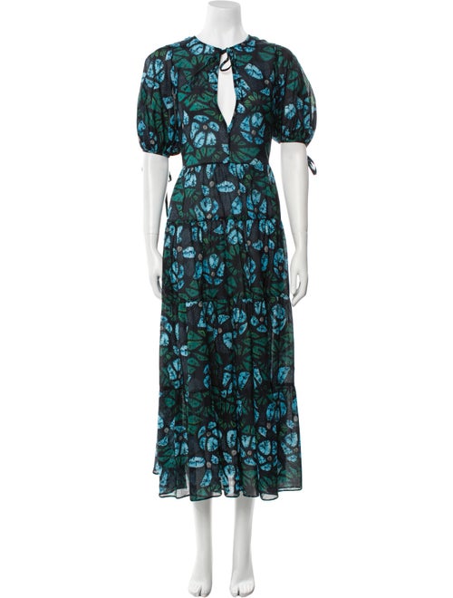 Ulla Johnson Floral Print Long Dress