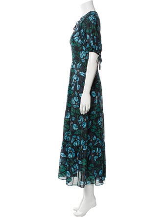 Ulla Johnson Floral Print Long Dress