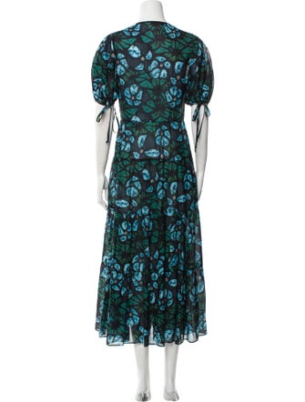 Ulla Johnson Floral Print Long Dress