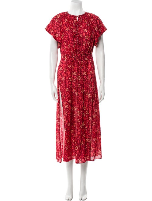 Ulla Johnson Floral Print Long Dress