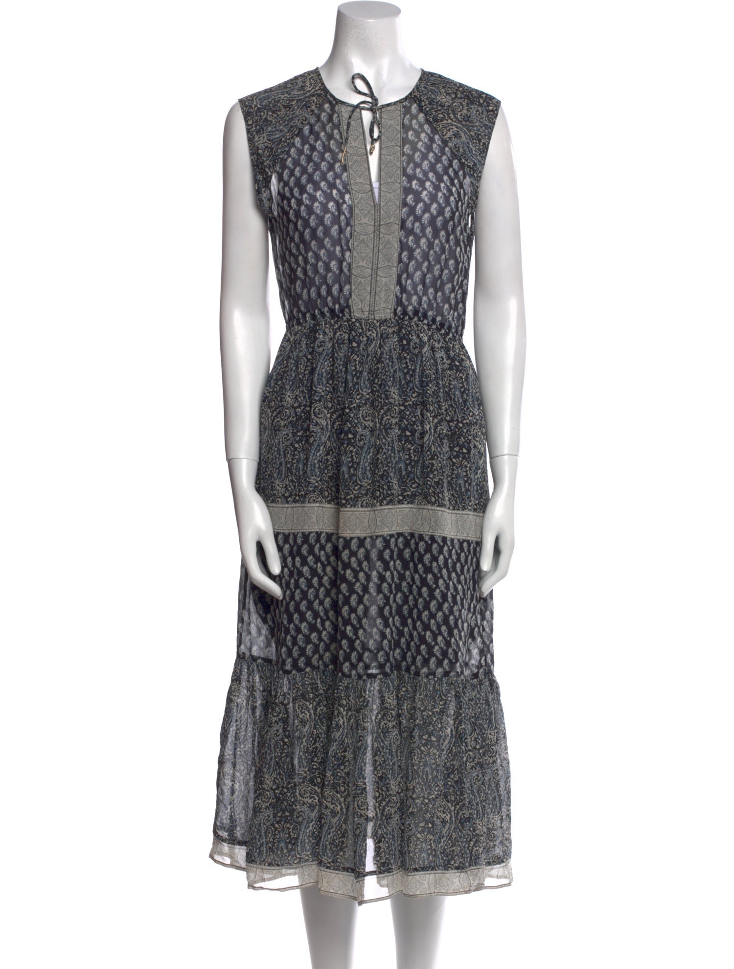 Ulla Johnson Silk Midi Length Dress