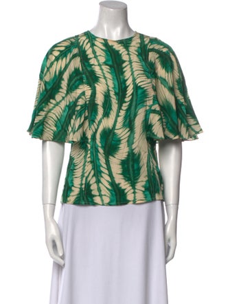 Ulla Johnson Silk Printed Blouse