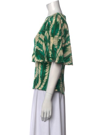 Ulla Johnson Silk Printed Blouse