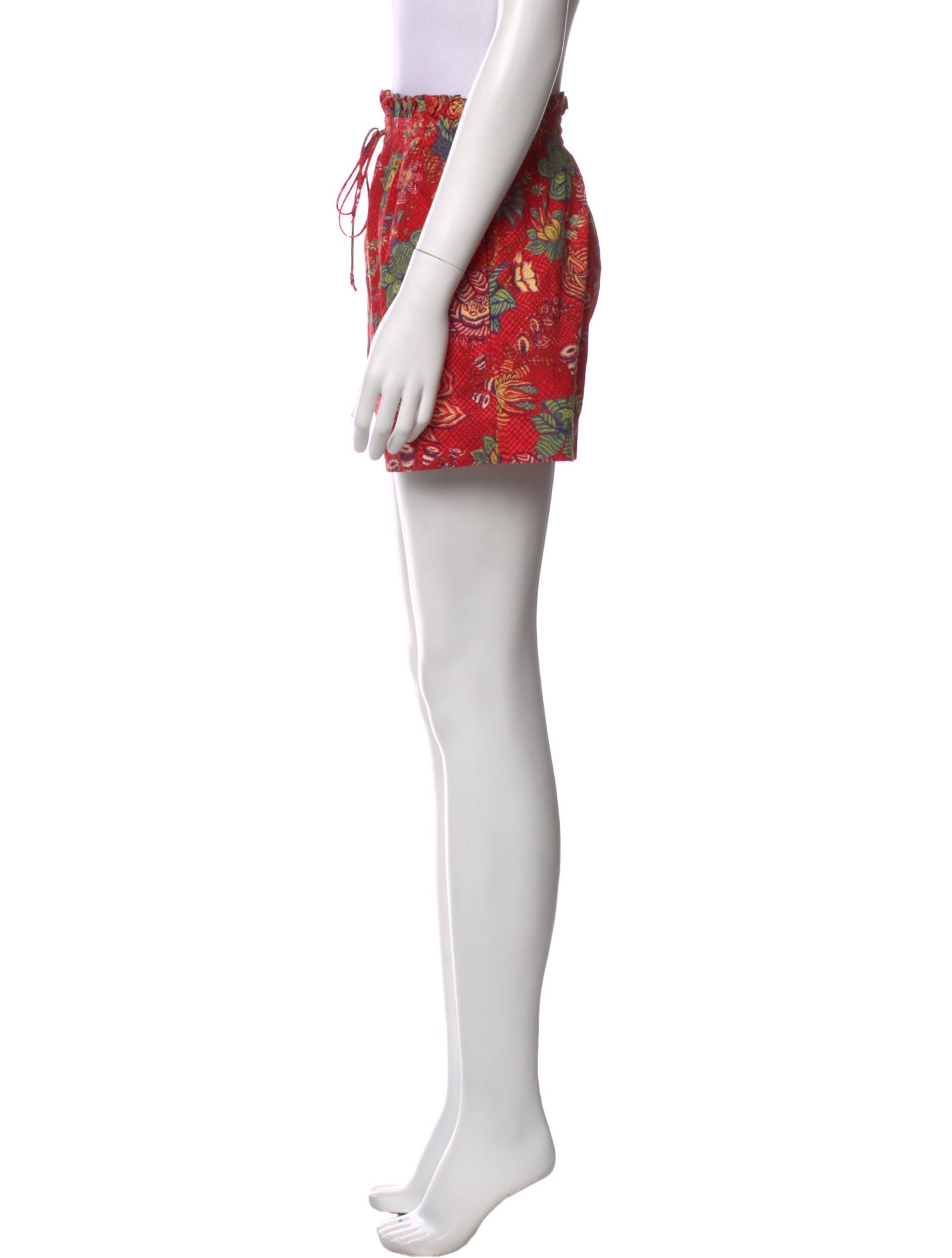 Ulla Johnson Floral Print Mini Shorts