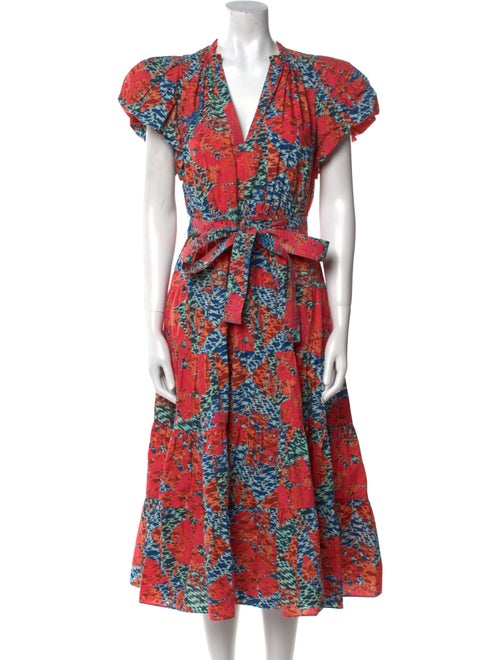 Ulla Johnson Floral Print Long Dress