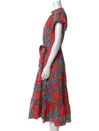 Ulla Johnson Floral Print Long Dress