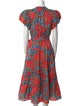 Ulla Johnson Floral Print Long Dress