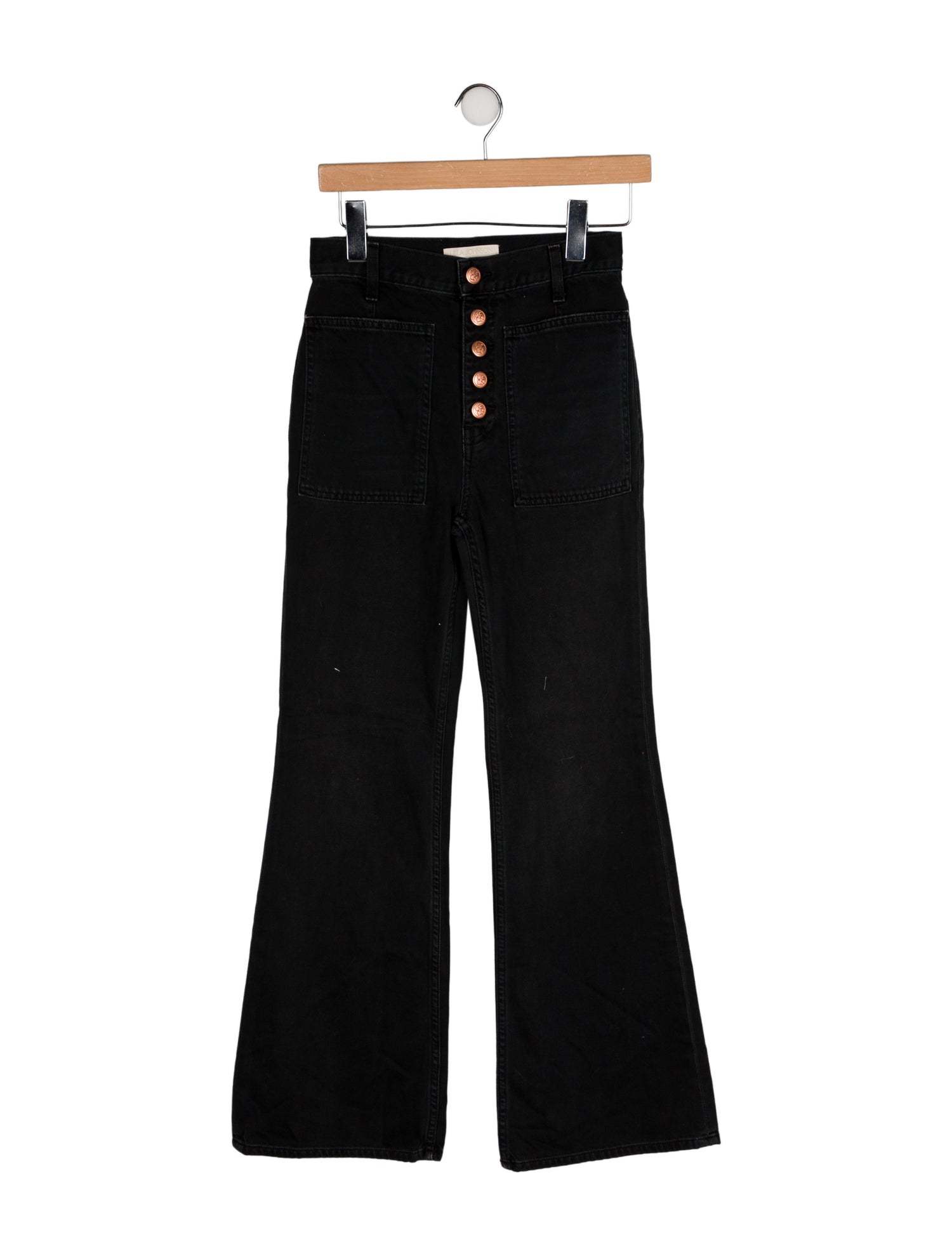 Ulla Johnson Mid-Rise Wide Leg Jeans
