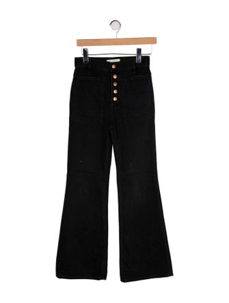 Ulla Johnson Mid-Rise Wide Leg Jeans