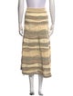 Ulla Johnson Striped Midi Length Skirt