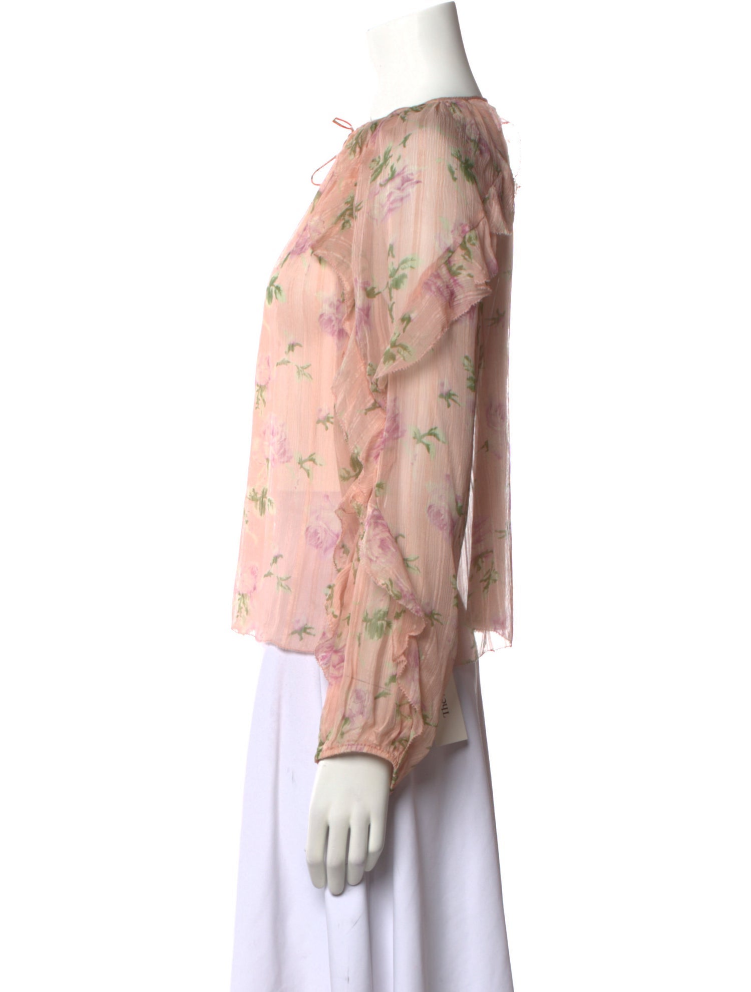 Ulla Johnson Silk Floral Print Blouse