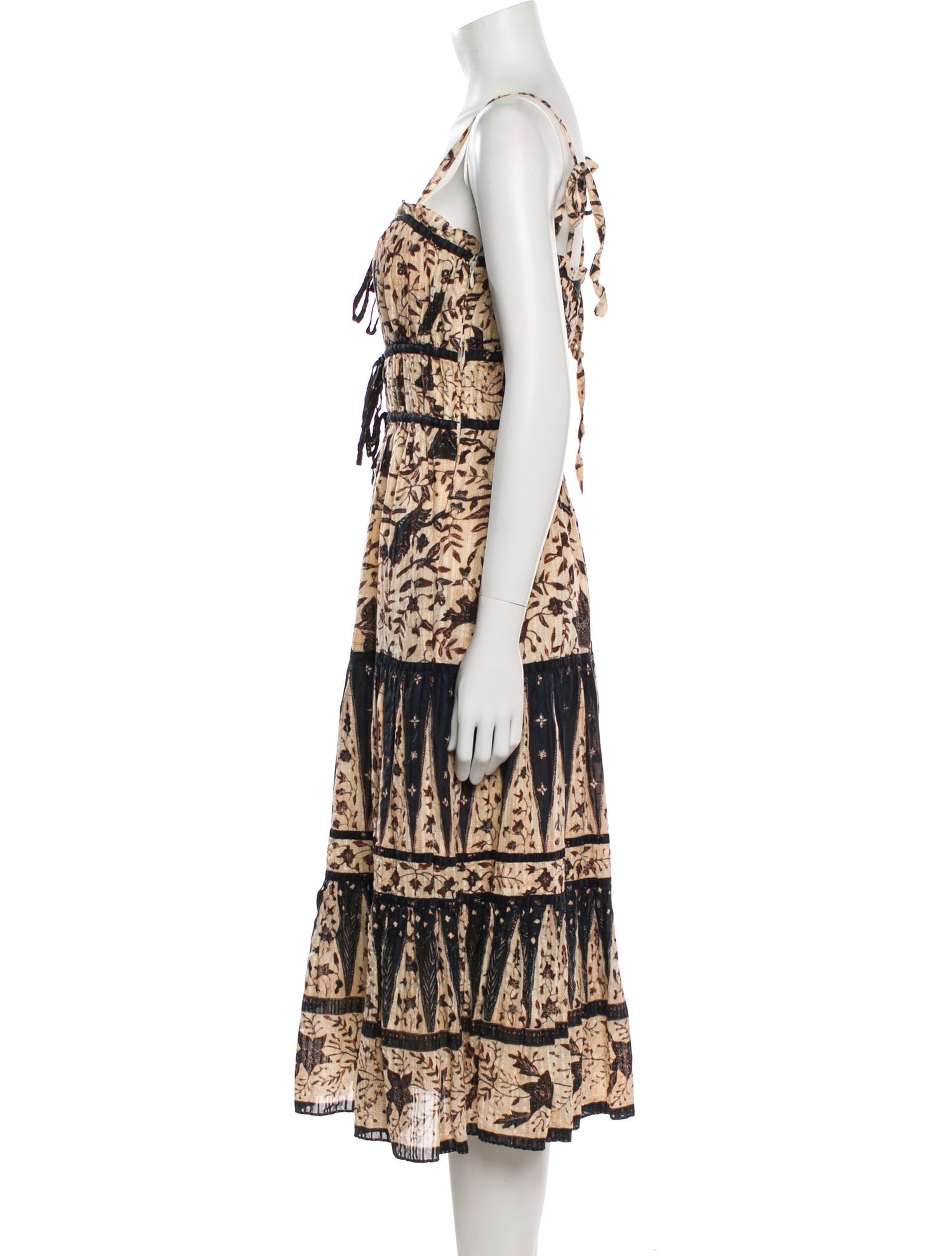 Ulla Johnson Printed Midi Length Dress