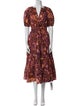 Ulla Johnson Floral Print Long Dress