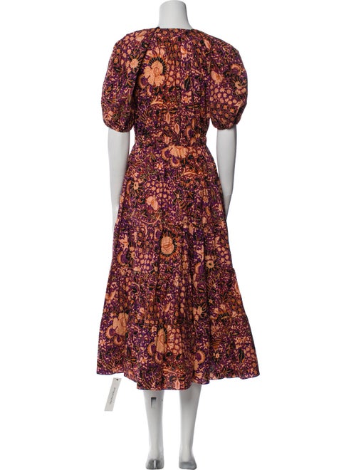 Ulla Johnson Floral Print Long Dress