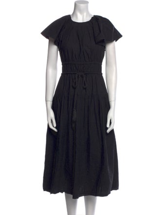 Ulla Johnson Crew Neck Long Dress