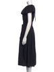 Ulla Johnson Crew Neck Long Dress