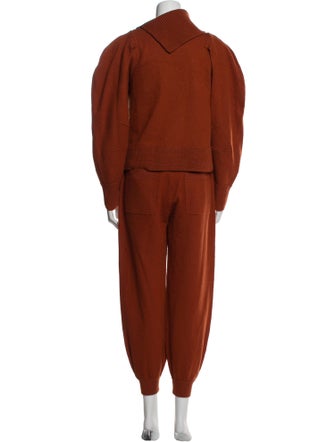 Ulla Johnson Merino Wool Crochet Trim Pant Set