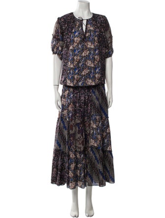 Ulla Johnson Printed Skirt Set